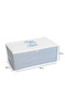 Small Size Printed Detailed Blue Striped Storage Bag 52 X 28 X 21 Cm - 4