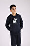 Snow-Teks Tom printed boy's kangaroo pocket and hooded track suit - 2