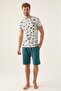 Father Son T-shirt and Bermuda Shorts Set, 100% Cotton, (priced separately) - 2