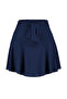 Navy Blue High Waist Mini Knitted Shorts Skirt TWOSS21SR0621 - 8