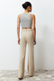 More Sustainable Bej %100 Tencel™ Düşük Bel Wide Leg Jeans TWOSS23JE00219 - 6