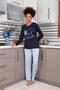 Fashion Line Women's Combed Cotton Long Sleeve Pajamas Suit 4189 - 7