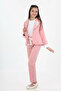 Girl's Jacket Pants-Blouse 3-Piece Set Set - 6