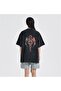 Twin Dragon Back Printed Unisex Vintage T-shirt