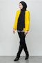 Black Pleated Bamboo Shawl - 2