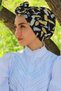 Patterned Design Ready Bonnet Women's Hijab Clothing Shawl/Bonnet Multicolor - 3