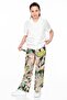 Viscose Relaxed Fit Wide Leg Patterned Girls' Trousers - 2