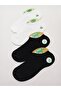 UNISEX BAMBOO CINICIRS WASHED SEAMLESS INVISIBLE SOCKS 4-PACK - 5