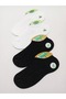 UNISEX BAMBOO CINICIRS WASHED SEAMLESS INVISIBLE SOCKS 4-PACK