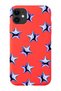 iPhone 11 Compatible Purple Stars Patterned Launch Silicone Phone Case