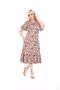 Plus Size Knee-Length Sleeve And Skirt Ruffle detailed short sleeve Stylish Pocket Viscose Combed Cotton Dress - 9