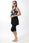 Dress with Tights and Intermediate Piping Swimsuit - 2