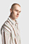 STRIPED GOFRE SHIRT