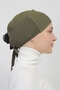 Practical Seamless Tied Non-Slip Hijab Bonnet-khaki