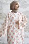 Ethnic Pattern Long Kimono - Orange - 3