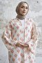 Ethnic Pattern Long Kimono - Orange - 2