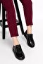 Genuine Leather Anatomical Sole Comfortable Zippered Shoes Ndr.3802 - 6