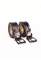 100% Genuine Leather Leather Double Black Men's Belt 3.2 Cm Campaign