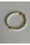 HEART DETAILED PEARL BRACELET 15 CM - 3