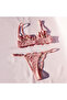 Pink Floral Underwire Underwire Bra Set Dowry Underwear Coquette - 5