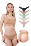 Women's Cotton and Lycra Ribbed Camisole Thong Panties 5-Pack - 2