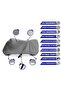 Motorcycle Tarpaulin with Connection Buckle and Waterproof Reflective Strip, Suitable for 4 Seasons Use with Bag