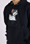Snow-Teks Tom printed boy's kangaroo pocket and hooded track suit