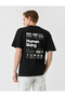 Unisex Oversize T-Shirt Human Being Design Back Printed T-Shirt Short Sleeve Summer T-Shirt - 5