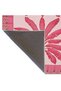 Pink Color Themed Leaf Pattern Woven Base Carpet 3725 - 4