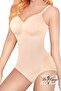 Zıbın Seamless Corset (Seamless) Non-Marking Full Body Shaper with Hooks at the Bottom