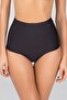 Women's Black Micro Modal Seamless Traceless High Waist Bikini Panties 2-Piece