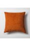 "Cozy" - Sheepskin Textured Feather Throw Pillow 50x50 (Inner Pillow Included)