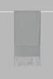Silk Double Layer Tulle Shawl - Gray - 2