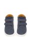 Unisex Kids Navy Blue Mid-Top Leather Sports Shoes - 4