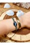 Gold Hematite and Obsidian Macrame Set of 2 Bracelets