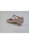 Powder Pink Patent Leather Evening Dress Heeled Children's Shoes - 2