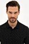 Black Slim Fit Polo Neck T-Shirt