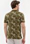 Light Khaki Slim Fit Polo Neck T-Shirt - 2