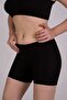 Women's Black Basic Lycra Shorts Boxer 2-Pack - 2