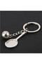 Tennis Racket And Ball Keychain Stainless Keychain - 2