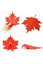 Leaf Floor Door Holder Stopper Base Autumn Stopper 2 Pieces Gray