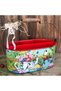Bird-Colored Floral Cup Galvanized Multi-Purpose Divided Basket/Organizer/Organization Tool/Spoon Holder - 2