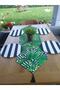 Placemat Set 4 Charger Plates (tropical Pattern Runner) - 2