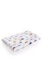 Muslin Cloth Cover Car Pattern - Gray 90x75 Cm + 2 Mouth Wipes - 3