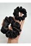 Melkady 131si - Satin Scrunchie Hair Rubber (Pack of 2) Hair Accessory,Clasp - 2