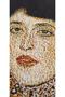 Gustav Klimt Woven Fabric Patterned Canvas Tote Bag with Pocket and Velcro 36x 40 cm - 6