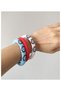 Evil Eye Bead Blue Thick Hand Knitted Bracelet - 2