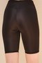 Women's Black Biker High Waist Above Knee Daily and Sports Use Cyclist Recovery Tights - 3