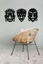 African Masks Wall Decor - Ornament, Wooden Decorative Painting - 3