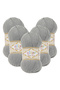 Baby Best 5-Piece 344 Tin Gray Hand Knitting Yarn